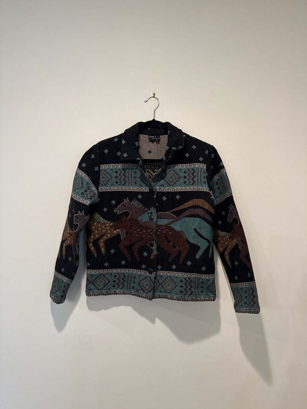 Daniel K New York Horse Southwestern Tapestry Jacket Size S